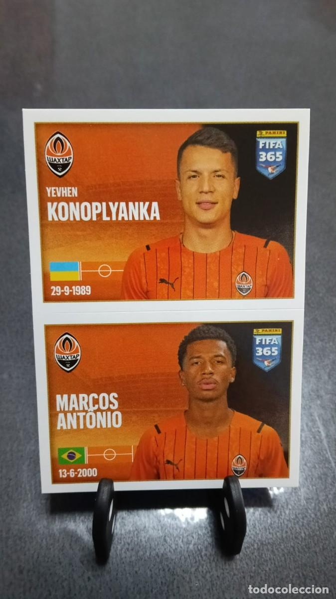 Cromos de f&uacute;tbol: Fifa 365 2021 2022 Konoplyanka Marcos Antonio 325 Shakhtar Donetsk Sin Pegar