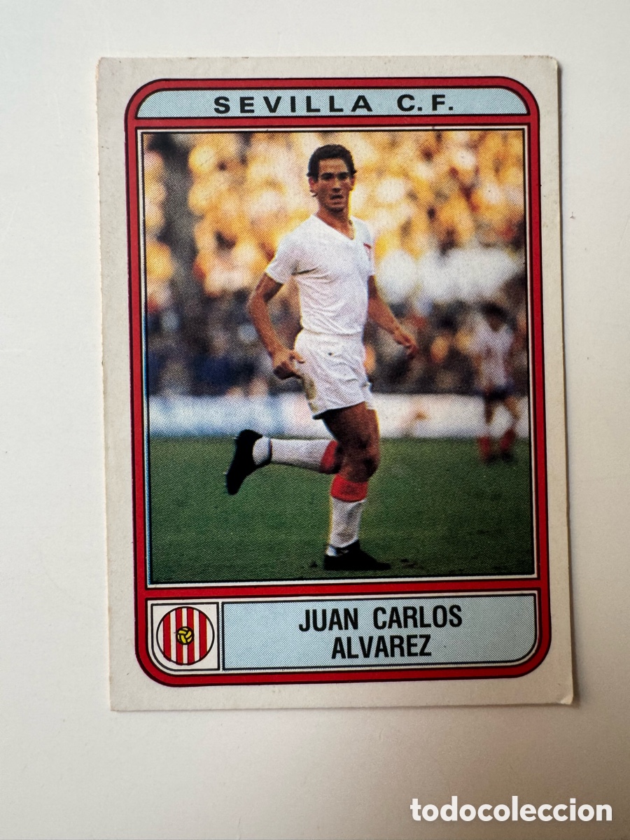 Cromos de f&uacute;tbol: Figurine Panini Futbol 81 - 82 1981 1982 Sevilla &ndash; N&ordm; 268 &ndash; JUAN CARLOS ALVAREZ