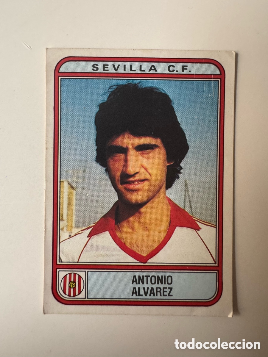 Cromos de f&uacute;tbol: Figurine Panini Futbol 81 - 82 1981 1982 Sevilla &ndash; N&ordm; 266 &ndash; antonio alvarez