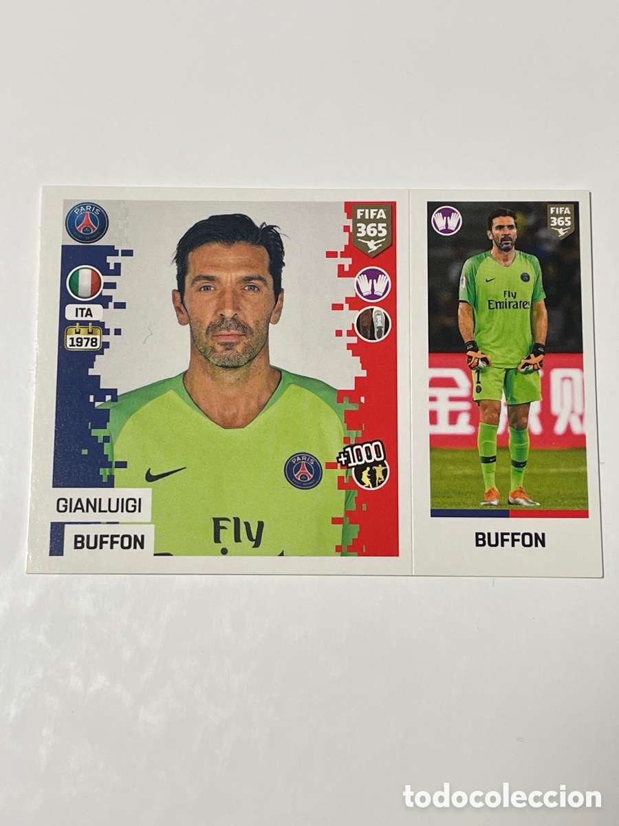 Cromos de f&uacute;tbol: Gianluigi Buffon Paris Saint Germain Panini 365 18/19 #122