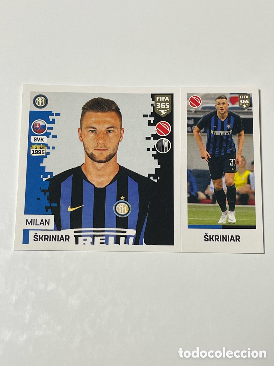 Fu&szlig;ball-Sticker: Milan &Scaron;kriniar Inter de Mil&aacute;n Panini 365 18/19 #191