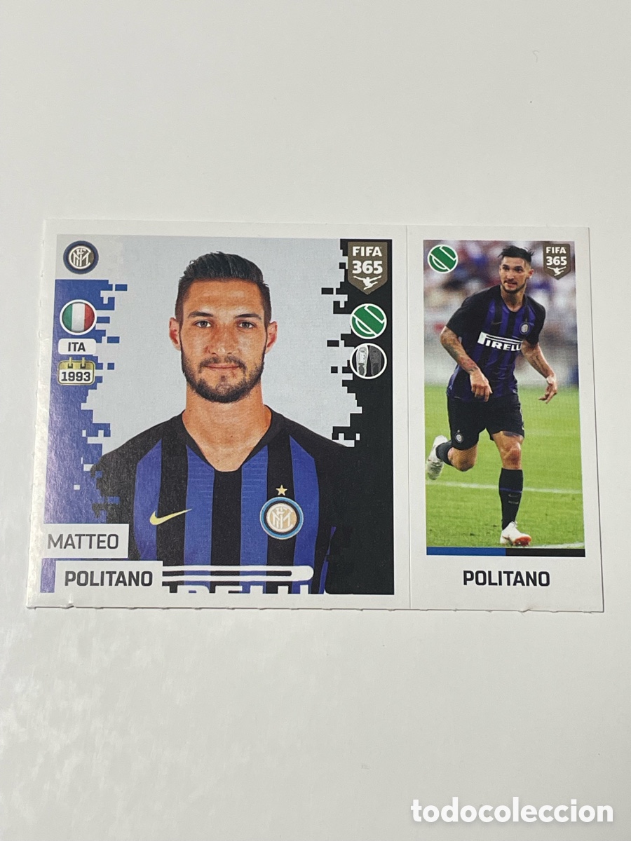 Cromos de f&uacute;tbol: Matteo Politano Inter de Mil&aacute;n Panini 365 18/19 #198