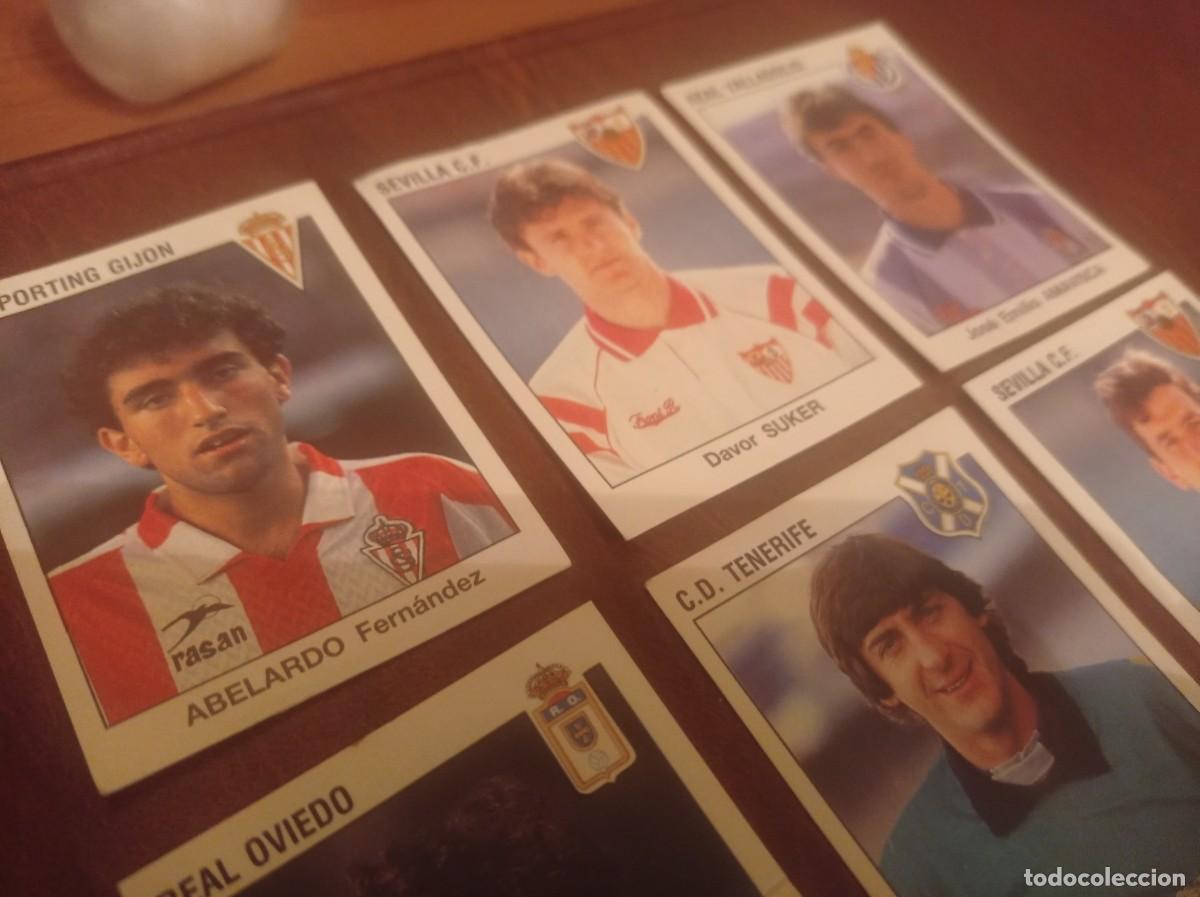 Cromos de f&uacute;tbol: Lote 9 cromos Panini Futbol 93 94 - Suker Amavisca