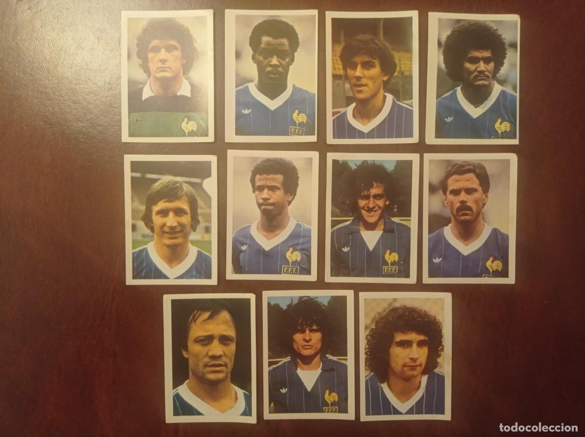 Cromos de f&uacute;tbol: Lote Cromos Disvenda Mundial 82 - Francia Platini