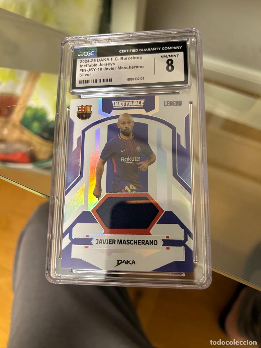 Cromos de f&uacute;tbol: JAVIER MASCHERANO DAKA NUMERADO 2 DE 75 NUEVO PLATA