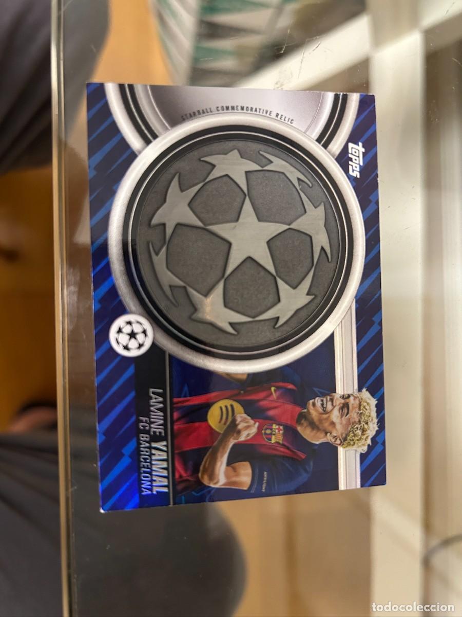 Cromos de f&uacute;tbol: LAMINE YAMAL RELIC CARDS NUEVA RELIEVE GRUESA NUEVA