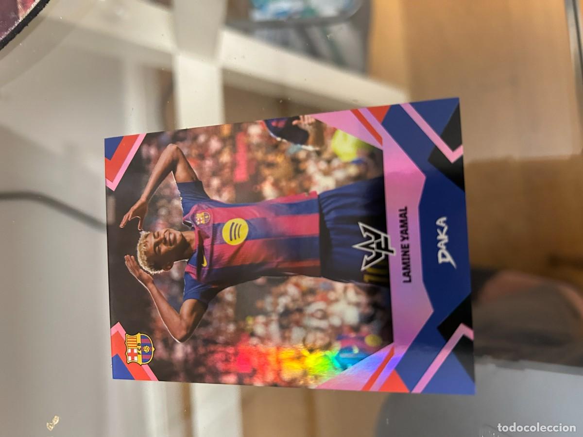 Cromos de f&uacute;tbol: LAMINE YAMAL DAKA NUMERADA 14 DE 79 NUEVA