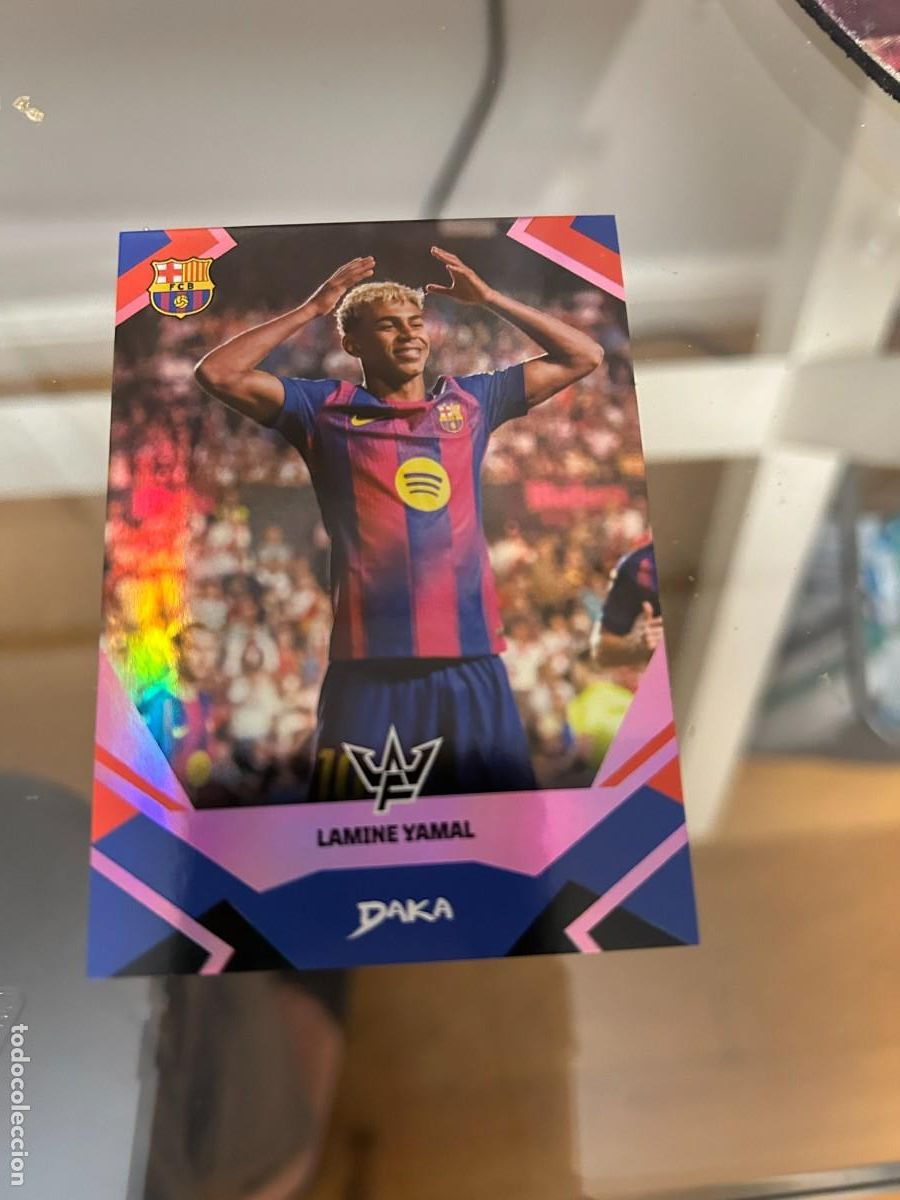 Cromos de f&uacute;tbol: LAMINE YAMAL DAKA NUMERADA 14 DE 79 NUEVA