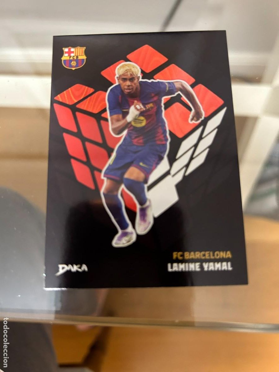Cromos de f&uacute;tbol: LAMINE YAMAL DAKA NUMERADA 5 DE 50 NUEVO