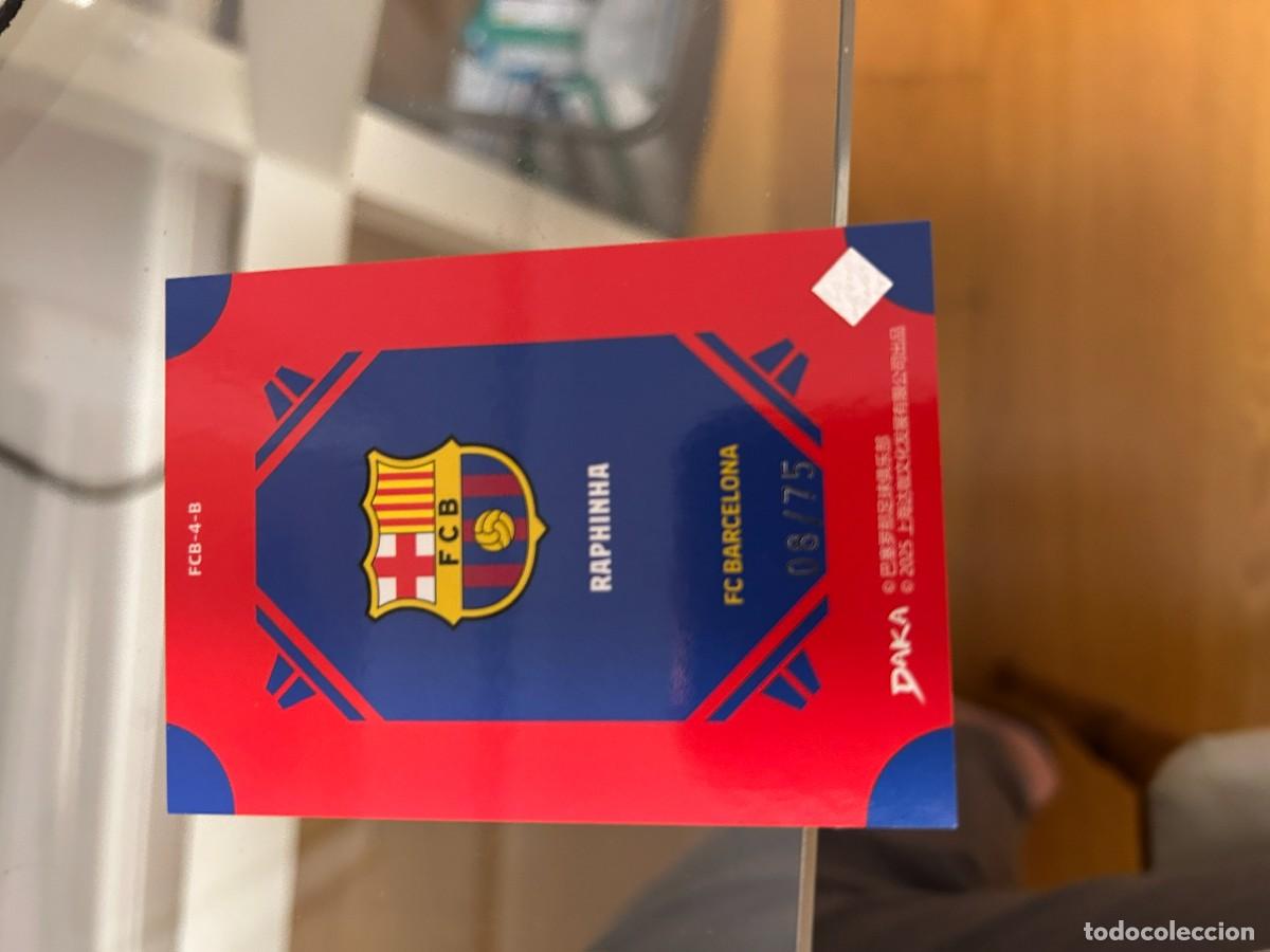 Cromos de f&uacute;tbol: RAPHINHA DAKA NUEVO NUMERADO 8 DE 75 - Foto 2