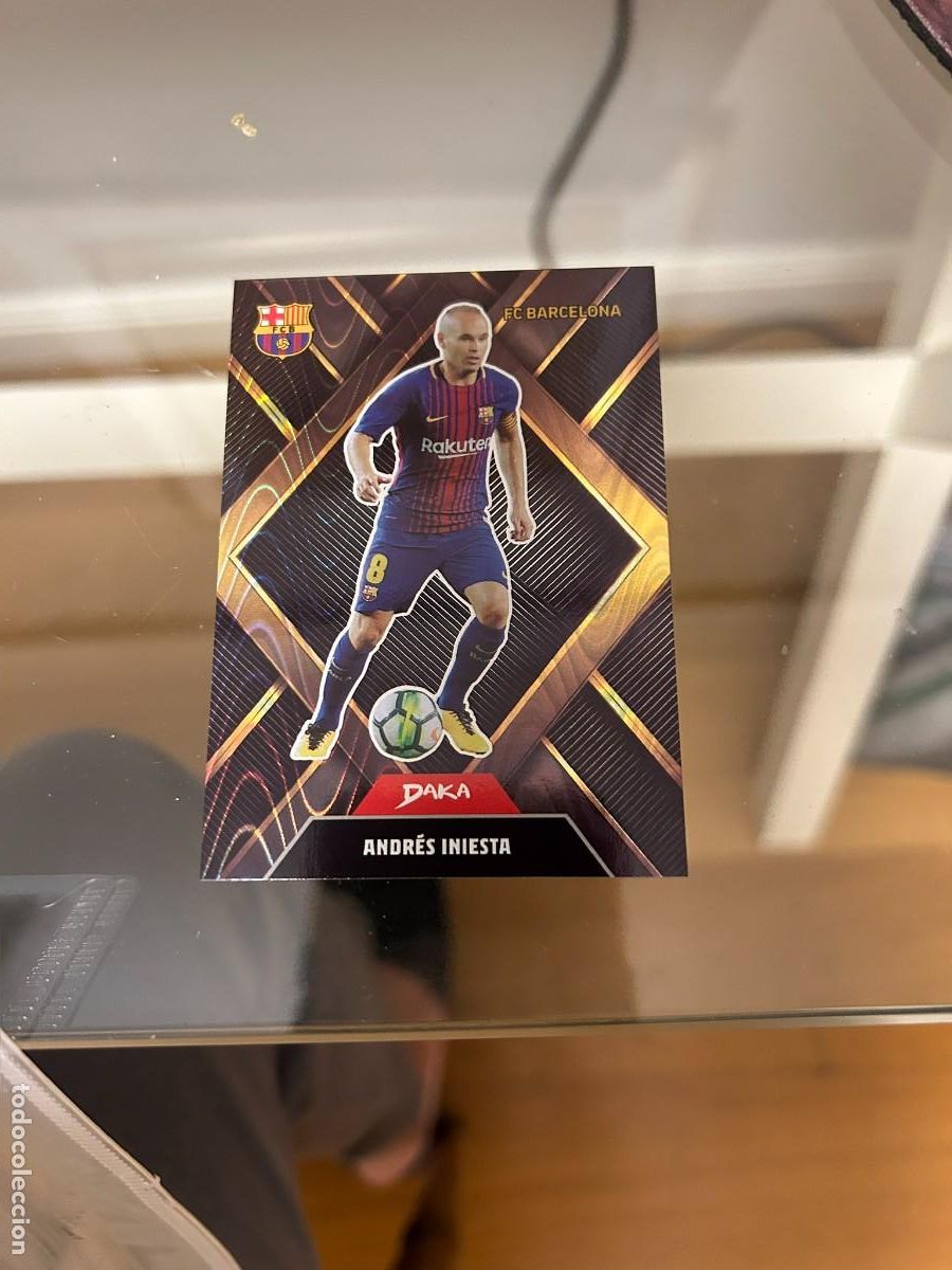 Cromos de f&uacute;tbol: ANDRES INIESTA DAKA NUEVO NUMERADA 4 DE 10