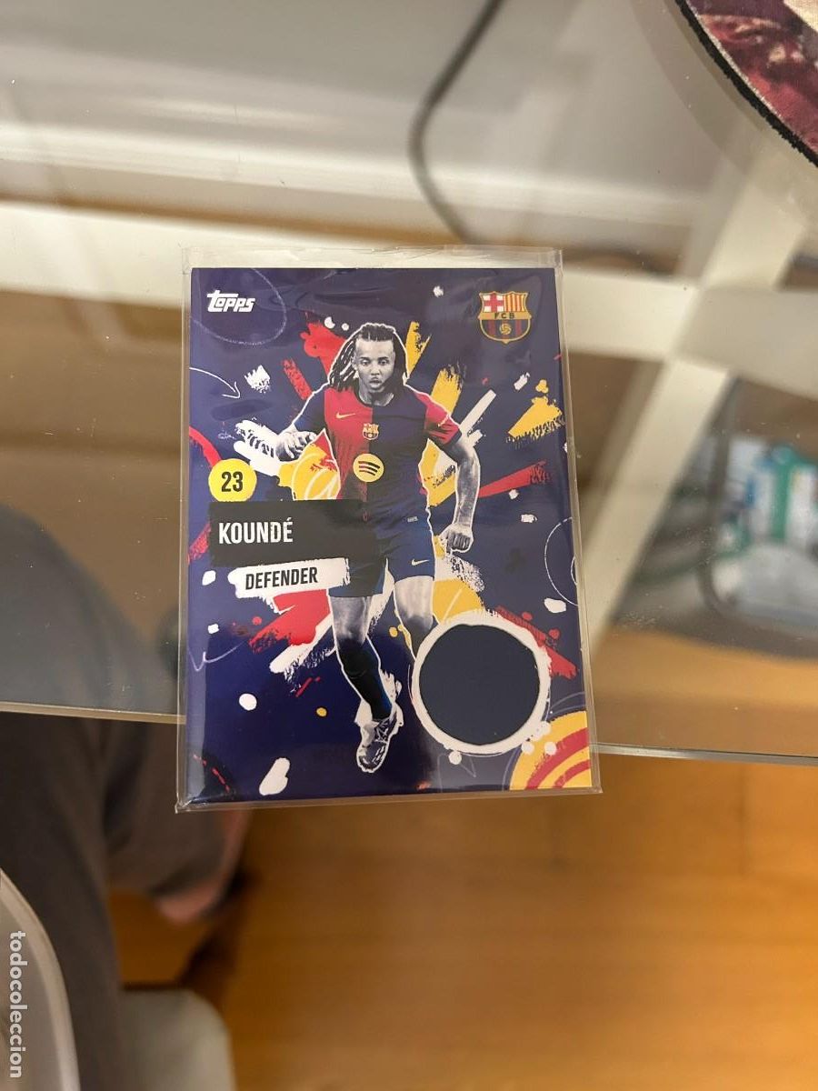 Cromos de f&uacute;tbol: KOUNDE CAMISETA BARCELONA TOPSS NUEVO