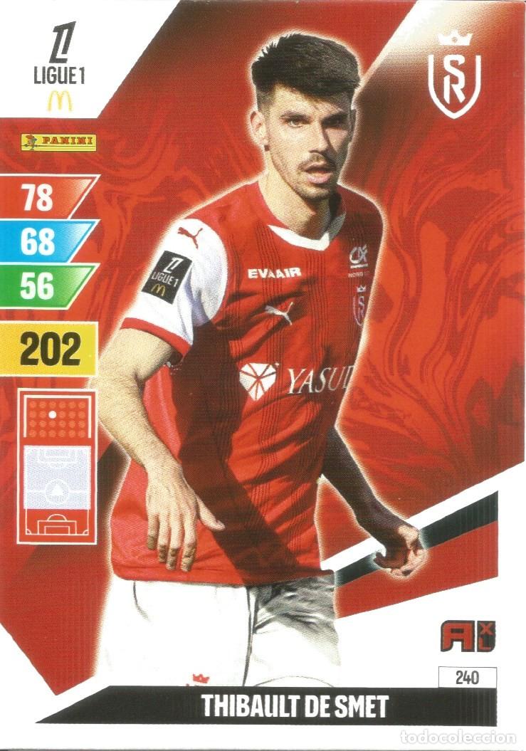 Cromos de f&uacute;tbol: Carta N&uacute;mero 240 - T. De Smet - Reims - Ligue 1 McDonald's 2024-25 - Adrenalyn XL (Panini, 2024)