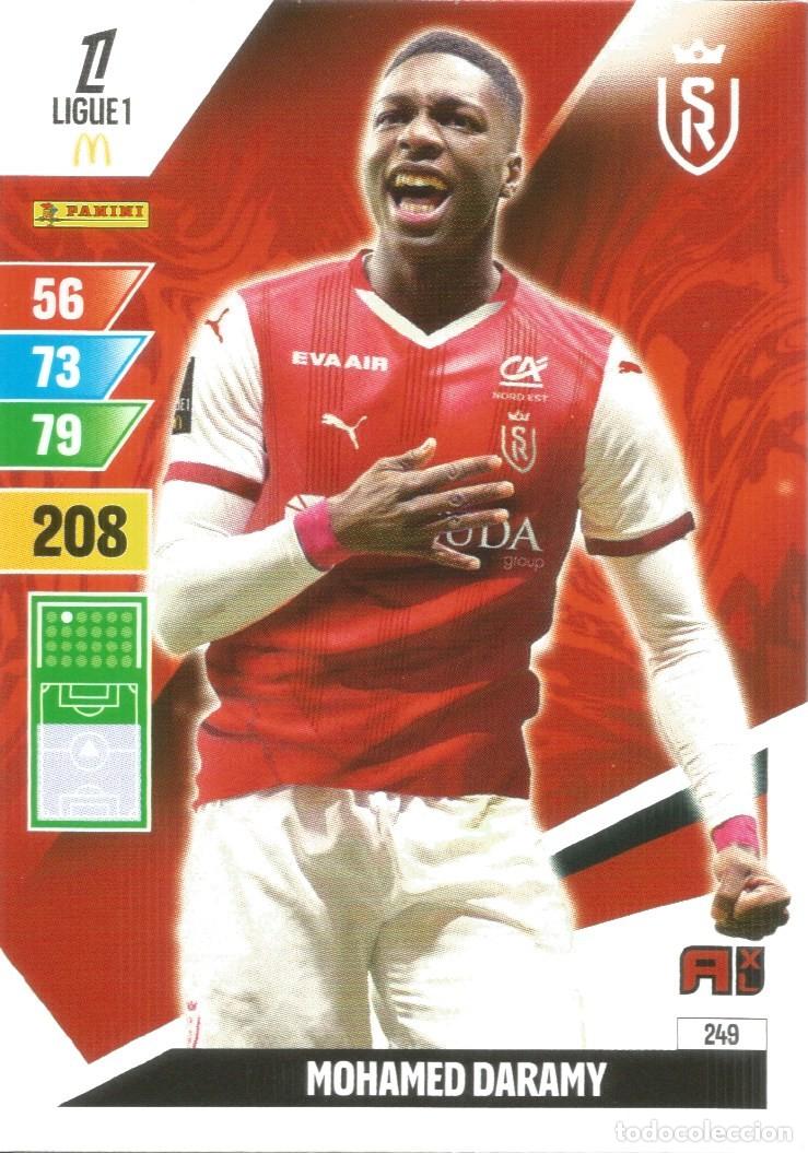 Cromos de f&uacute;tbol: Carta N&uacute;mero 249 - Mohamed Daramy - Reims - Ligue 1 McDonald's 2024-25 - Adrenalyn XL (Panini, 2024)