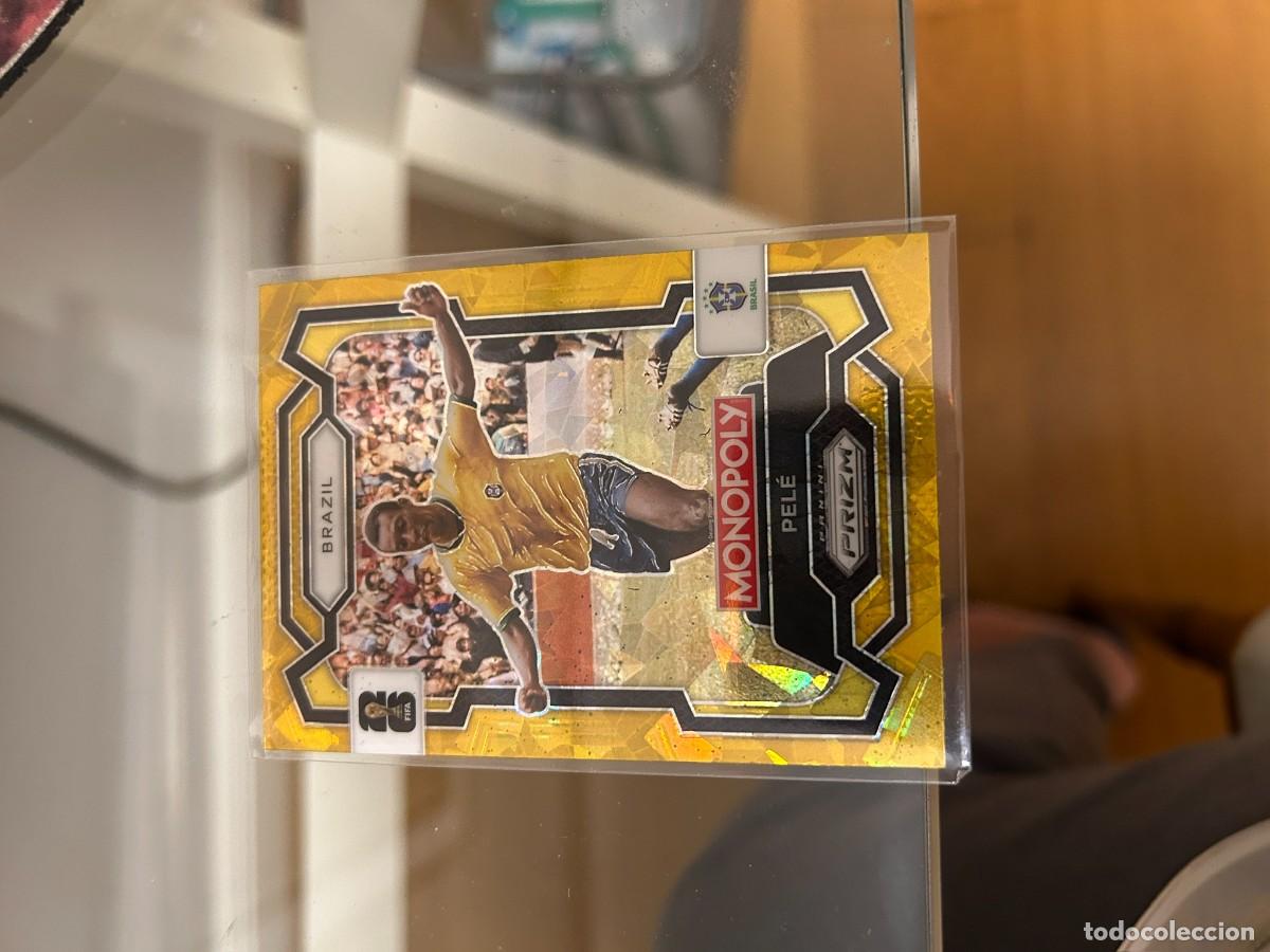 Cromos de f&uacute;tbol: PELE PRIZM PARALELA NUEVO COMO SE VE
