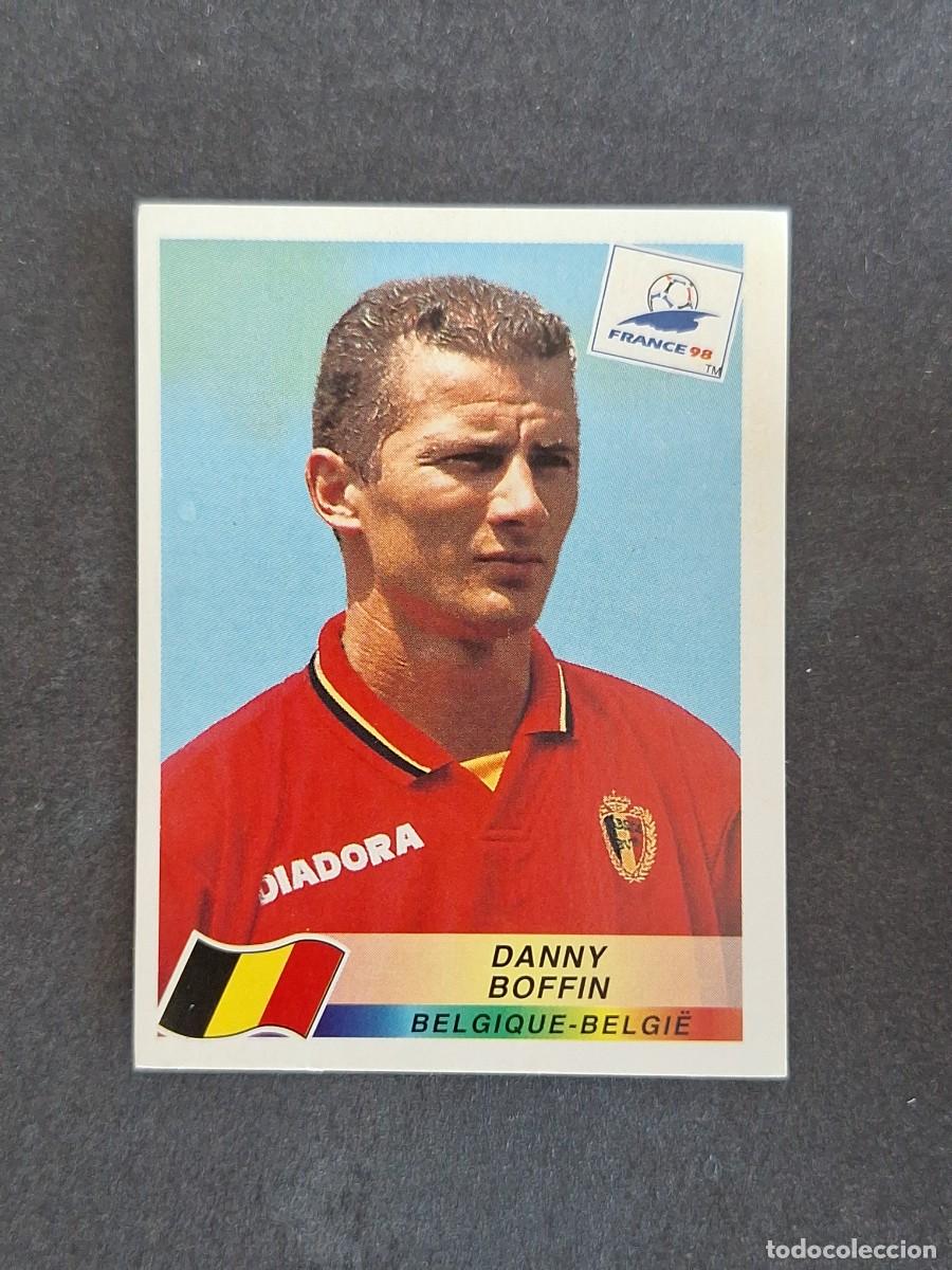 Cromos de f&uacute;tbol: L1 DANNY BOFFIN SELECCION BELGICA 328 MUNDIAL FRANCIA 98 PANINI NUNCA PEGADO SIN PEGAR