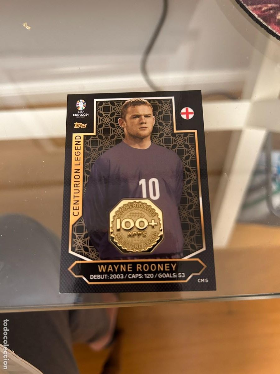 Cromos de f&uacute;tbol: WAYNE ROONEY CENTURION LEGEND EURO 2024 NUEVO MATCH ATTAX