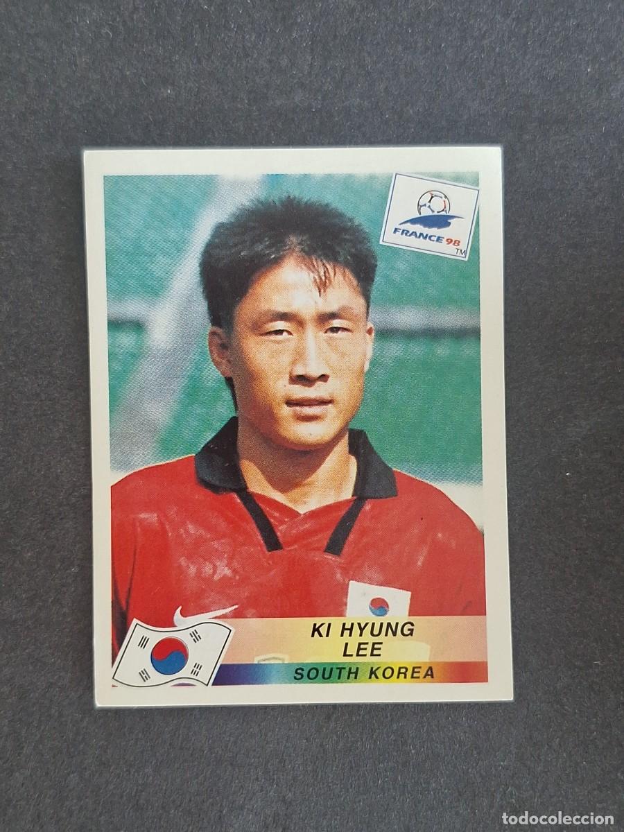 Cromos de f&uacute;tbol: L1 KI HYUNG LEE SELECCION KOREA DEL SUR 342 MUNDIAL FRANCIA 98 PANINI NUNCA PEGADO SIN PEGAR