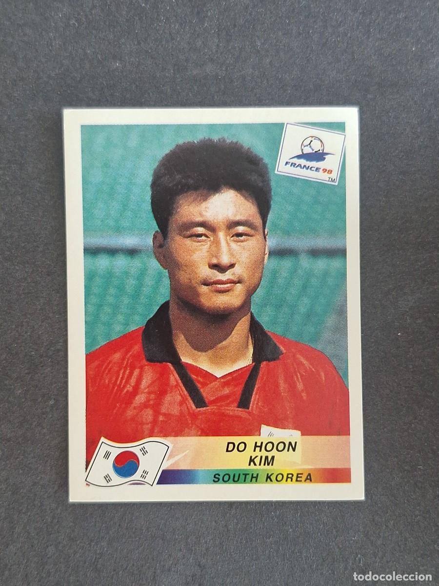 Cromos de f&uacute;tbol: L1 DO HOON KIM SELECCION KOREA DEL SUR 351 MUNDIAL FRANCIA 98 PANINI NUNCA PEGADO SIN PEGAR