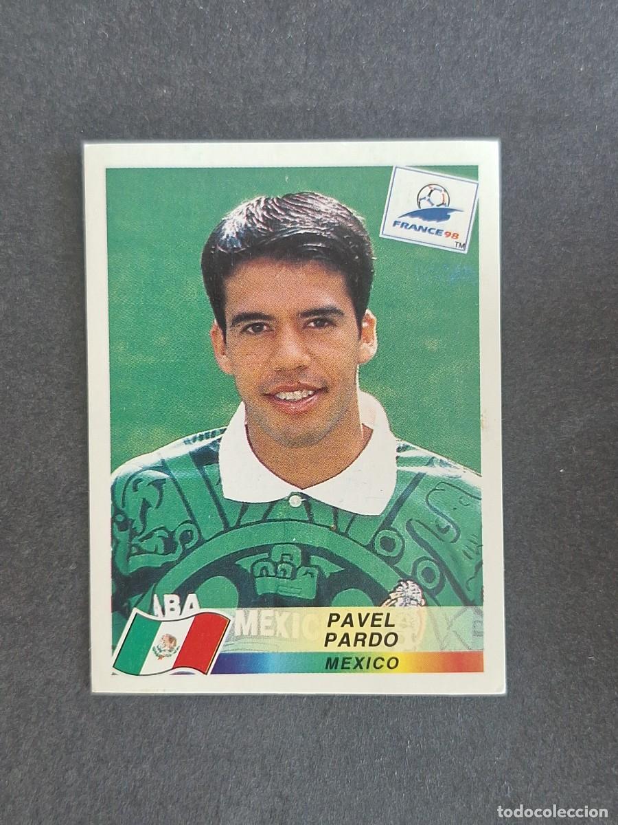 Cromos de f&uacute;tbol: L1 PAVEL PARDO SELECCION MEXICO 356 MUNDIAL FRANCIA 98 PANINI NUNCA PEGADO SIN PEGAR