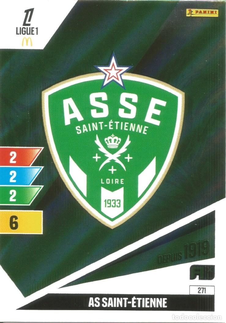 Cromos de f&uacute;tbol: Carta N&uacute;mero 271 - Escudo Saint-&Eacute;tienne - Ligue 1 McDonald's 2024-25 - Adrenalyn XL (Panini, 2024)