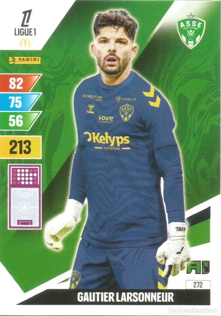 Cromos de f&uacute;tbol: Carta N&uacute;mero 272 - G. Larsonneur - ASSE - Ligue 1 McDonald's 2024-25 - Adrenalyn XL (Panini, 2024)