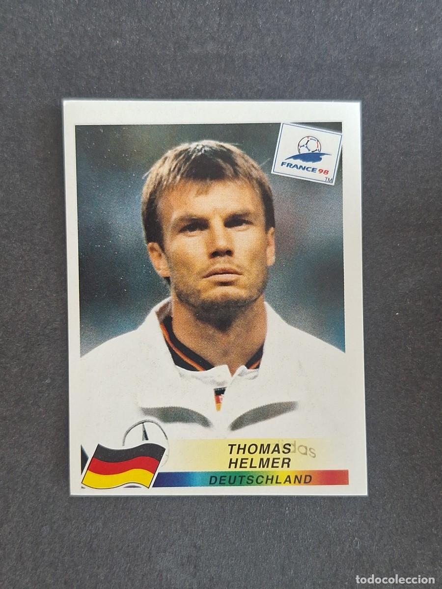 Cromos de f&uacute;tbol: L1 THOMAS HELMER SELECCION ALEMANIA 374 MUNDIAL FRANCIA 98 PANINI NUNCA PEGADO SIN PEGAR