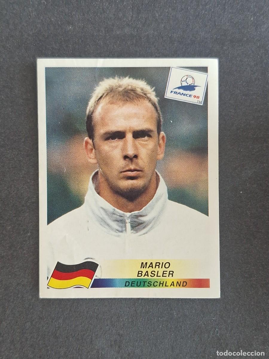 Cromos de f&uacute;tbol: L1 MARIO BASLER SELECCION ALEMANIA 380 MUNDIAL FRANCIA 98 PANINI NUNCA PEGADO SIN PEGAR
