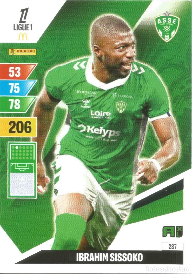 Cromos de f&uacute;tbol: Carta N&uacute;mero 287 - I. Sissoko - ASSE - Ligue 1 McDonald's 2024-25 - Adrenalyn XL (Panini, 2024)