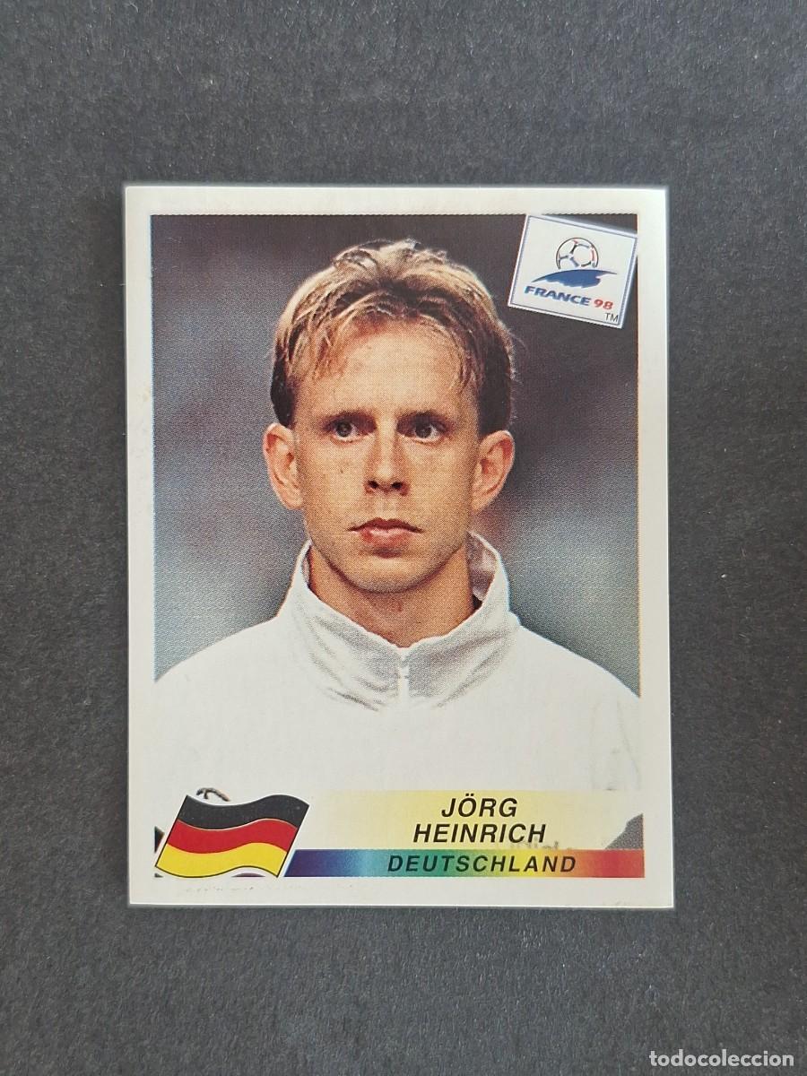 Cromos de f&uacute;tbol: L1 J&Ouml;RG HEINRICH SELECCION ALEMANIA 382 MUNDIAL FRANCIA 98 PANINI NUNCA PEGADO SIN PEGAR