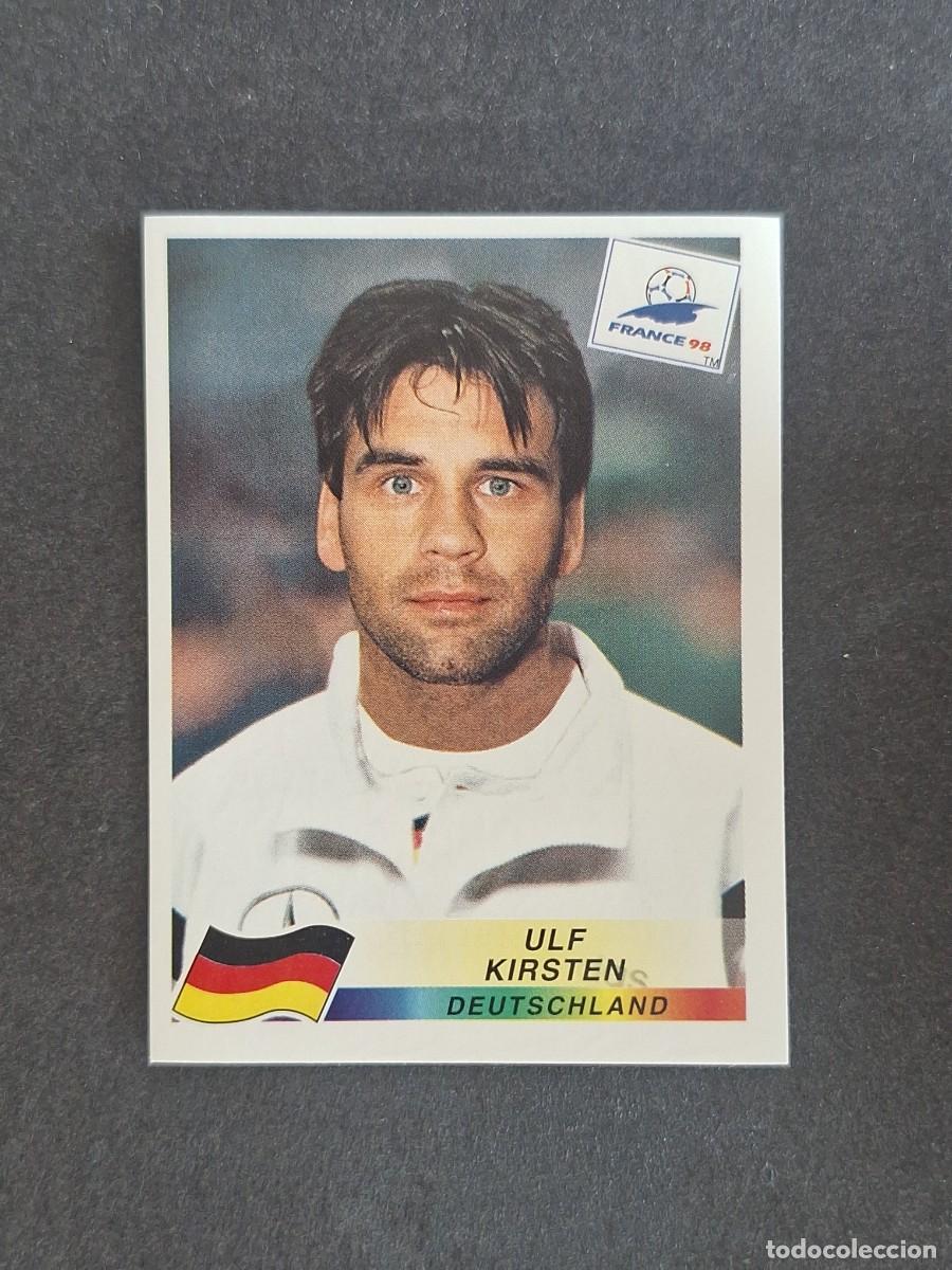 Cromos de f&uacute;tbol: L1 ULF KIRSTEN SELECCION ALEMANIA 385 MUNDIAL FRANCIA 98 PANINI NUNCA PEGADO SIN PEGAR