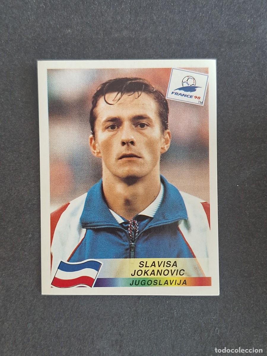 Cromos de f&uacute;tbol: L1 SLAVISA JOKANOVIC SELECCION YUGOSLAVIA 397 MUNDIAL FRANCIA 98 PANINI NUNCA PEGADO SIN PEGAR