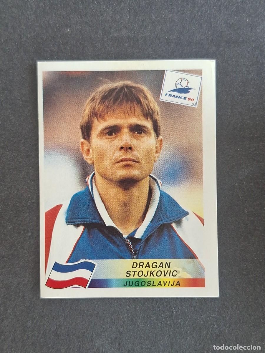 Cromos de f&uacute;tbol: L1 DRAGAN STOJKOVIC SELECCION YUGOSLAVIA 398 MUNDIAL FRANCIA 98 PANINI NUNCA PEGADO SIN PEGAR