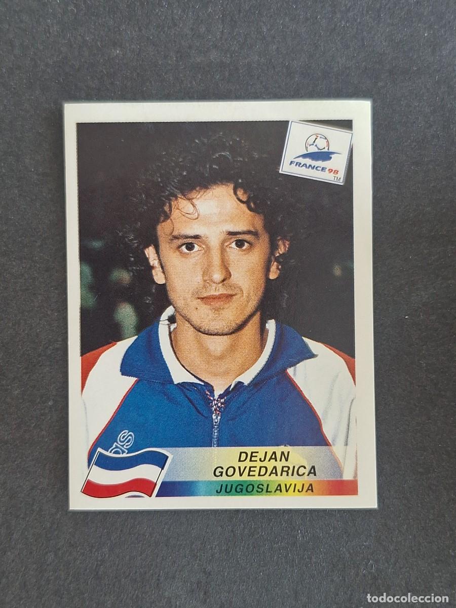 Cromos de f&uacute;tbol: L1 DEJAN GOVEDARICA SELECCION YUGOSLAVIA 400 MUNDIAL FRANCIA 98 PANINI NUNCA PEGADO SIN PEGAR