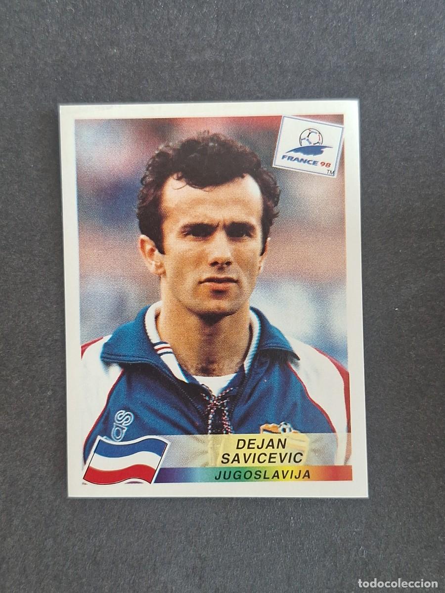 Cromos de f&uacute;tbol: L1 DEJAN SAVICEVIC SELECCION YUGOSLAVIA 403 MUNDIAL FRANCIA 98 PANINI NUNCA PEGADO SIN PEGAR