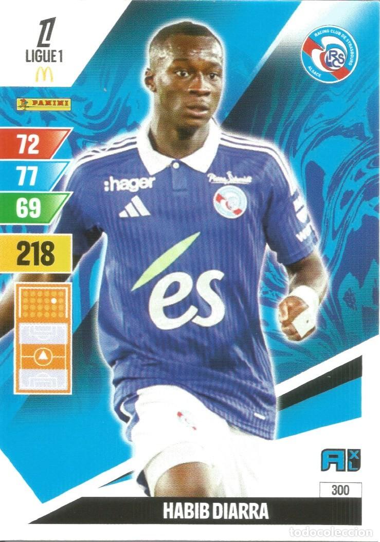 Cromos de f&uacute;tbol: Carta N&uacute;mero 300 - H. Diarra - Strasbourg - Ligue 1 McDonald's 2024-25 - Adrenalyn XL (Panini, 2024)