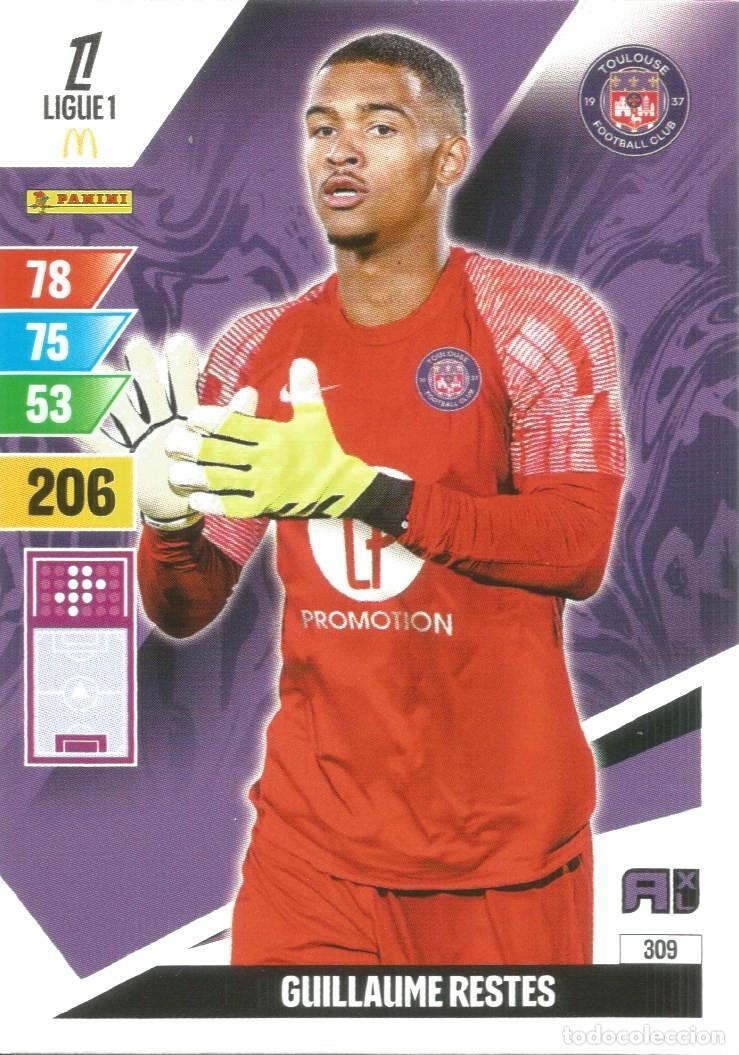 Cromos de f&uacute;tbol: Carta N&uacute;mero 309 - G. Restes - Toulouse - Ligue 1 McDonald's 2024-25 - Adrenalyn XL (Panini, 2024)