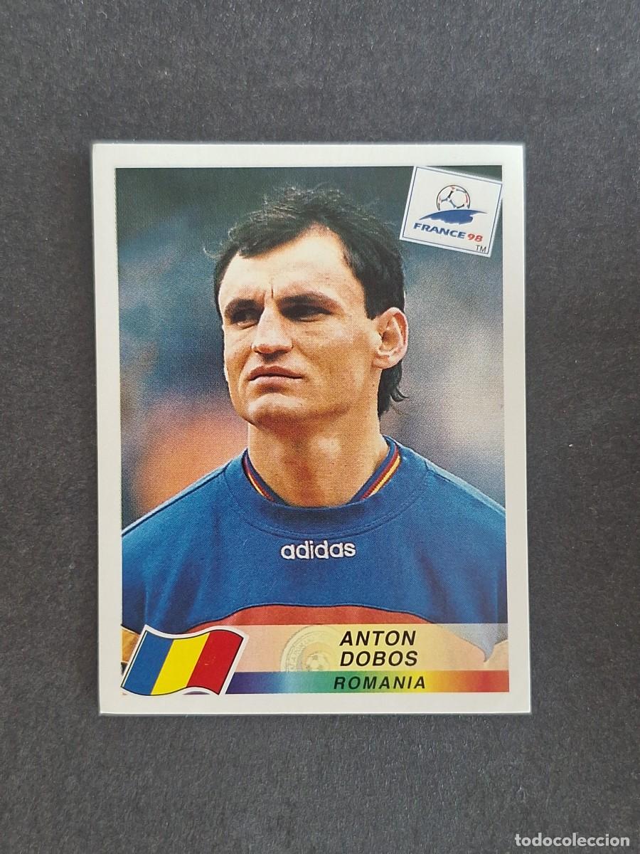 Cromos de f&uacute;tbol: L1 ANTON DOBOS SELECCION RUMANIA 431 MUNDIAL FRANCIA 98 PANINI NUNCA PEGADO SIN PEGAR