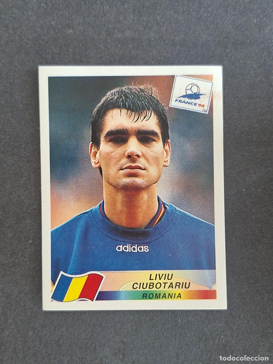 Cromos de f&uacute;tbol: L1 LIVIU CIUBOTARIU SELECCION RUMANIA 432 MUNDIAL FRANCIA 98 PANINI NUNCA PEGADO SIN PEGAR