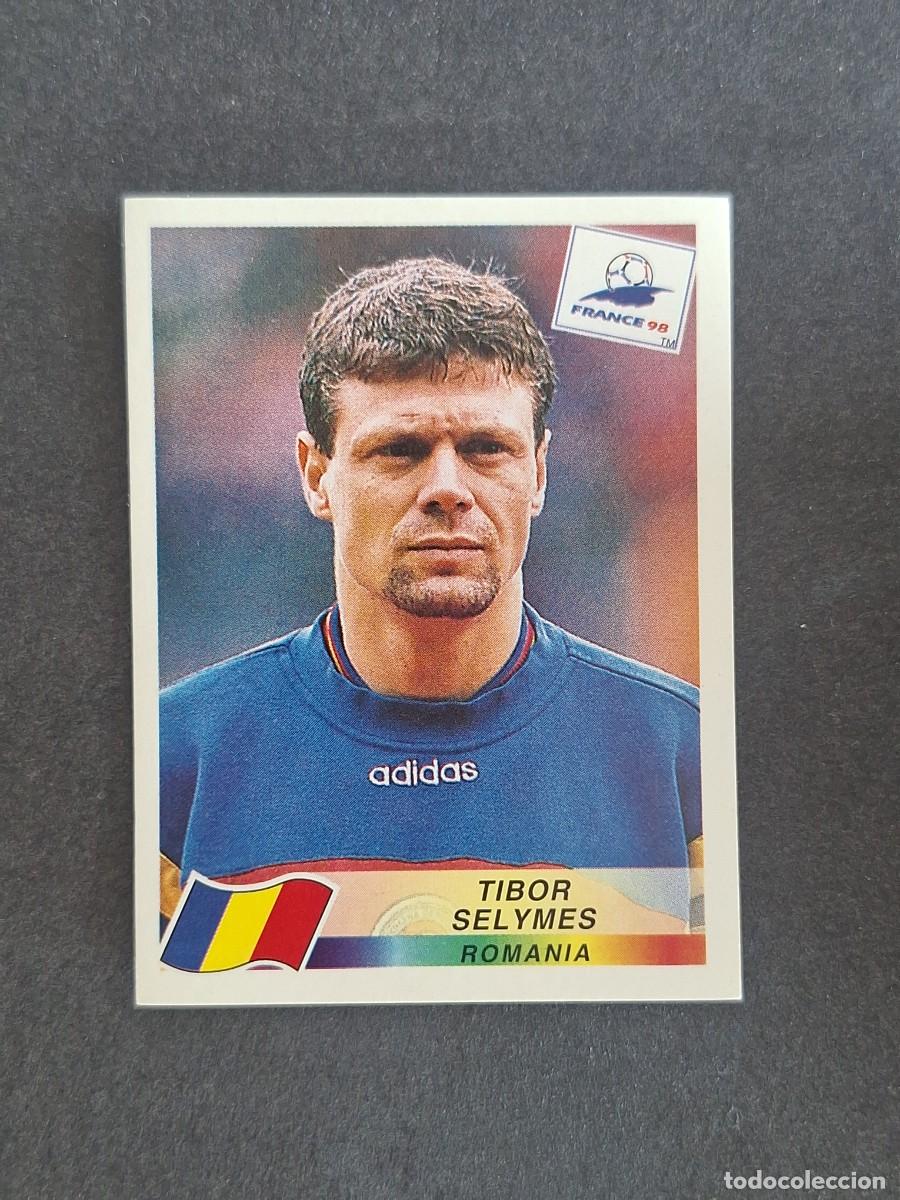 Cromos de f&uacute;tbol: L1 TIBOR SELYMES SELECCION RUMANIA 434 MUNDIAL FRANCIA 98 PANINI NUNCA PEGADO SIN PEGAR