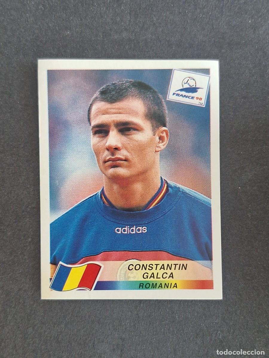 Cromos de f&uacute;tbol: L1 CONSTANTIN GALCA SELECCION RUMANIA 437 MUNDIAL FRANCIA 98 PANINI NUNCA PEGADO SIN PEGAR