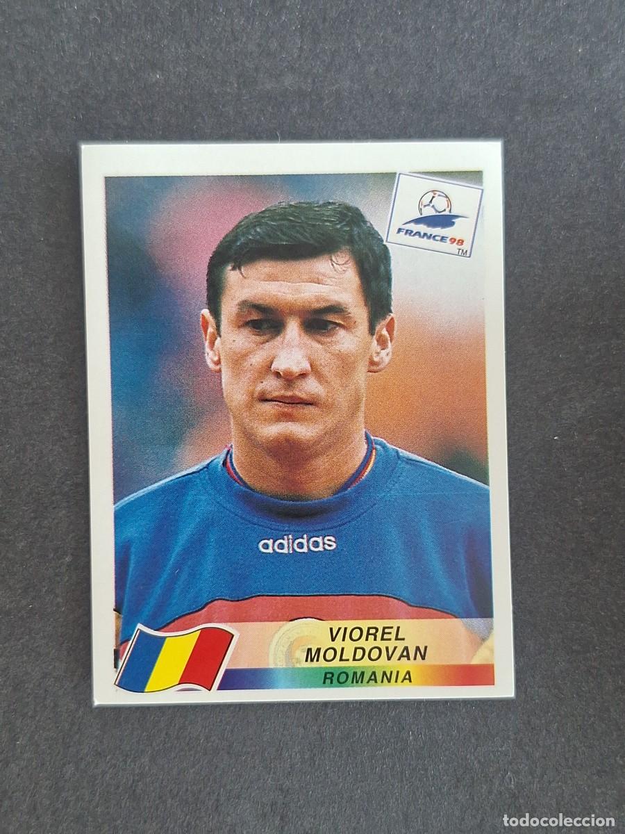 Cromos de f&uacute;tbol: L1 VIOREL MOLDOVAN SELECCION RUMANIA 440 MUNDIAL FRANCIA 98 PANINI NUNCA PEGADO SIN PEGAR