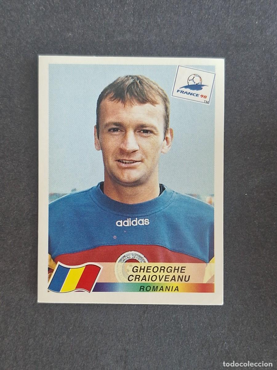 Cromos de f&uacute;tbol: L1 GHEORGHE CRAIOVEANU SELECCION RUMANIA 441 MUNDIAL FRANCIA 98 PANINI NUNCA PEGADO SIN PEGAR