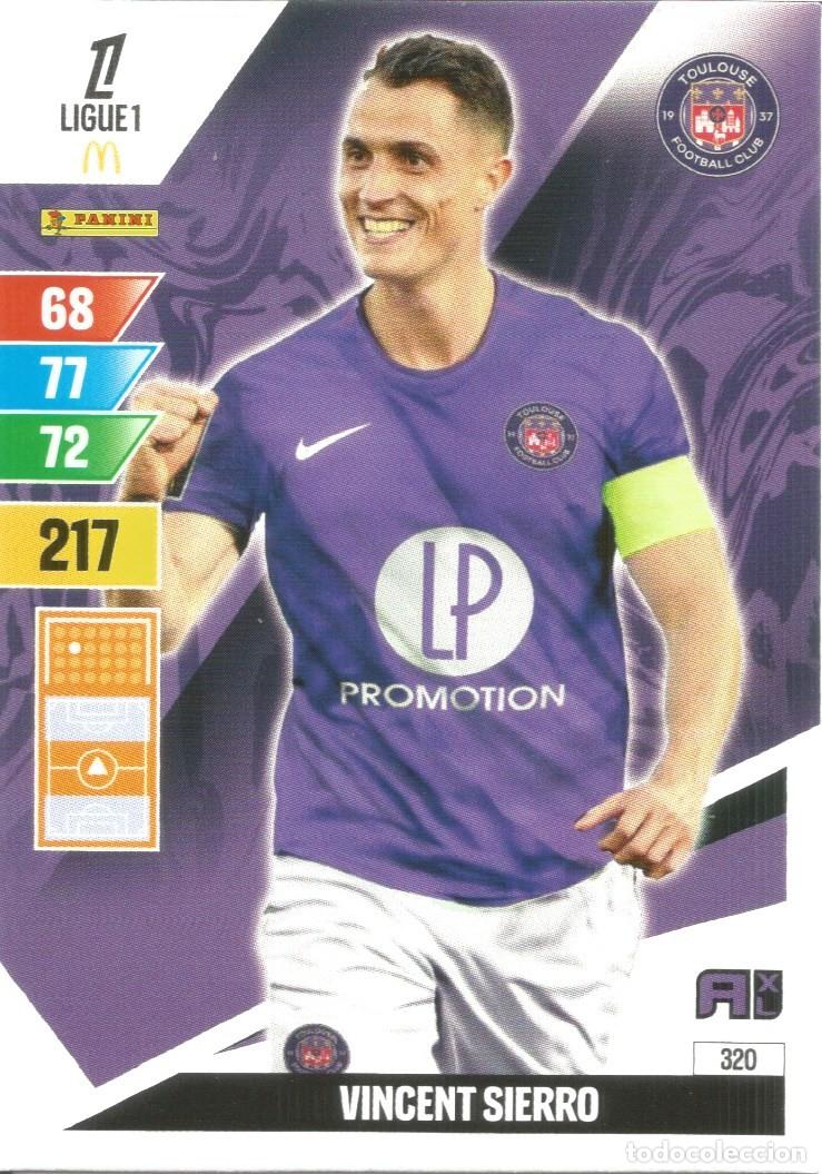 Cromos de f&uacute;tbol: Carta N&uacute;mero 320 - V. Sierro - Toulouse - Ligue 1 McDonald's 2024-25 - Adrenalyn XL (Panini, 2024)