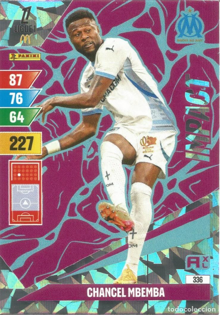 Cromos de f&uacute;tbol: Carta N&uacute;mero 336 - C. Mbemba -OM - Impact - Ligue 1 McDonald's 2024-25 - Adrenalyn XL (Panini, 2024)