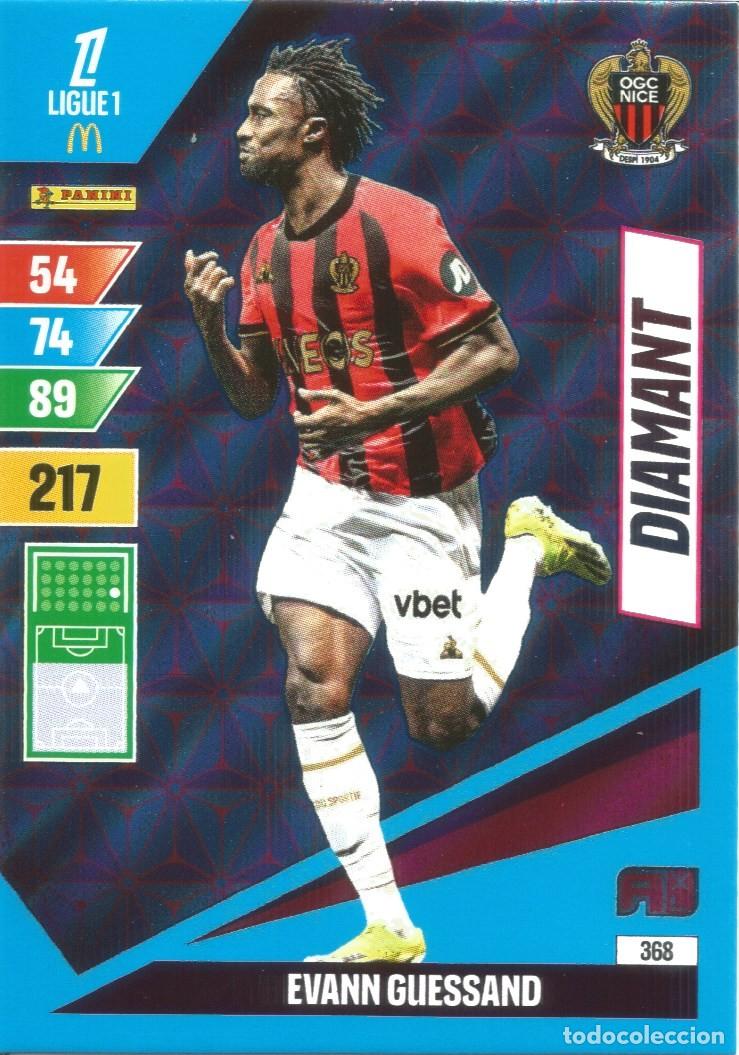 Cromos de f&uacute;tbol: Carta N&uacute;mero 368 - E. Guessand - Diamant - Ligue 1 McDonald's 2024-25 - Adrenalyn XL (Panini, 2024)