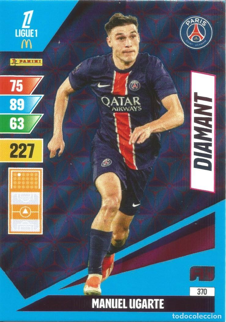 Cromos de f&uacute;tbol: Carta N&uacute;mero 370 - M. Ugarte - Diamant - Ligue 1 McDonald's 2024-25 - Adrenalyn XL (Panini, 2024)