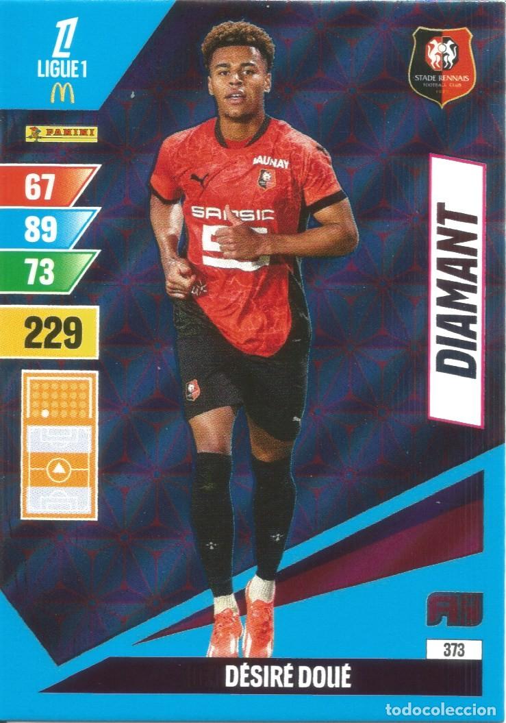 Cromos de f&uacute;tbol: Carta N&uacute;mero 373 - D. Dou&eacute; - Diamant - Ligue 1 McDonald's 2024-25 - Adrenalyn XL (Panini, 2024)