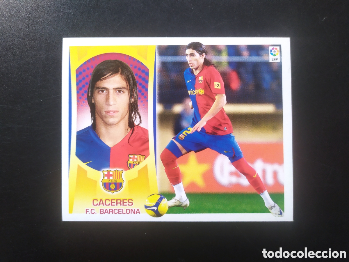 Cromos de f&uacute;tbol: Liga este 2009 2010 09 10 panini C&aacute;ceres n&deg; 4B 4 B Barcelona