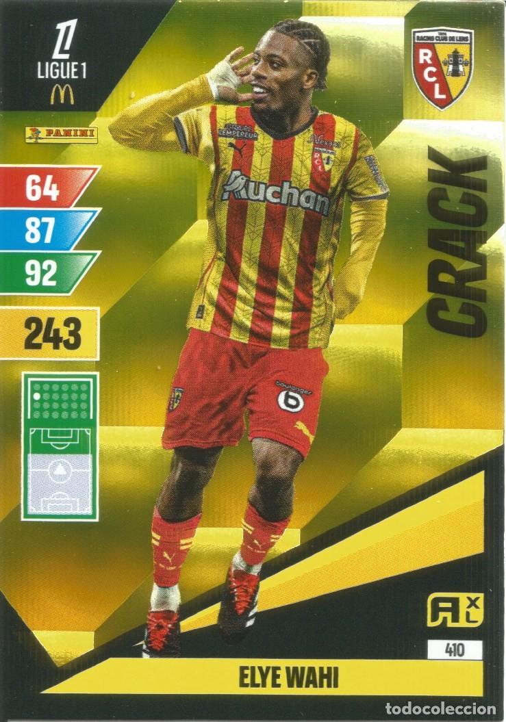 Cromos de f&uacute;tbol: Carta N&uacute;mero 410 - Elye Wahi - RCL - Crack - Ligue 1 McDonald's 2024-25 - Adrenalyn XL (Panini,2024)